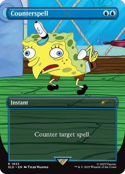 Counterspell 1933 card from Secret Lair Drop Series