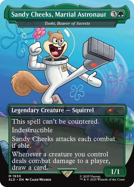 Sandy Cheeks, Martial Astronaut - Toski, Bearer of Secrets 1930 card from Secret Lair Drop Series