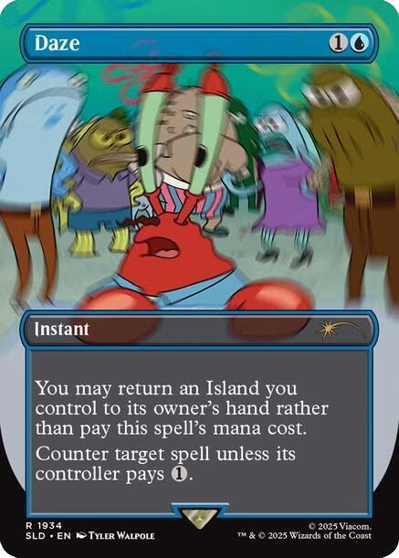 Daze 1934 card from Secret Lair Drop Series