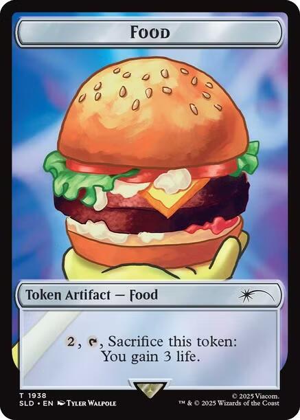 Food Token 1938 card from Secret Lair Drop Series