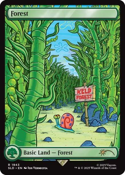 Forest 1943 card from Secret Lair Drop Series