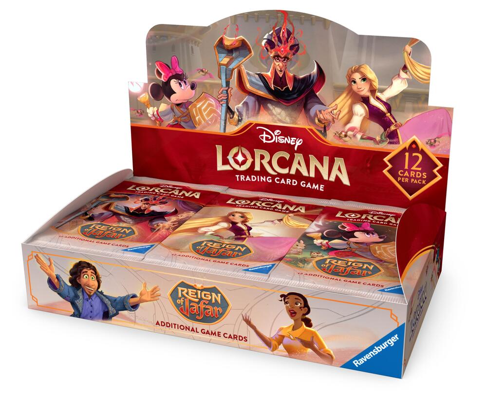 Disney Lorcana: Reign of Jafar Booster Box card from Reign of Jafar
