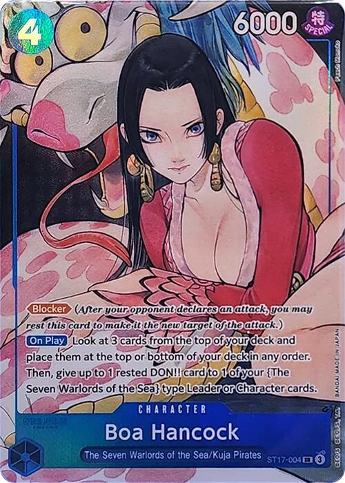 Boa Hancock (Illustration Box Vol.1) ST17-004 card from One Piece Promotion Cards