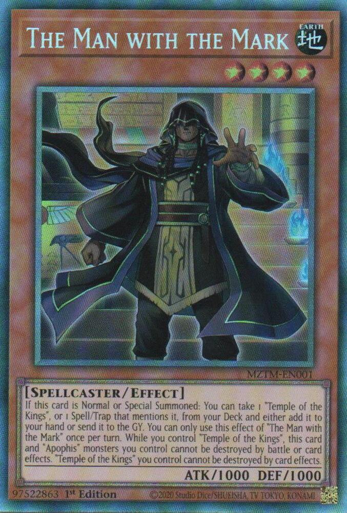 The Man with the Mark (CR) MZTM-EN001 card from Maze of the Master