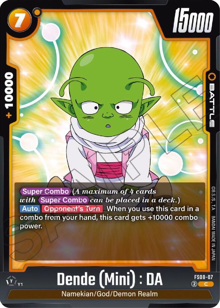 Dende (Mini) : DA FS08-07 card from Starter Deck 8: Vegeta (Mini) Super Saiyan 3