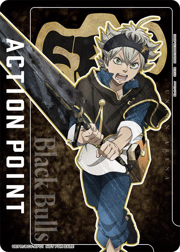 Action Point Card (AP01) (Black Clover) UEPR/BCV-AP01 card from Union Arena Promotion Cards