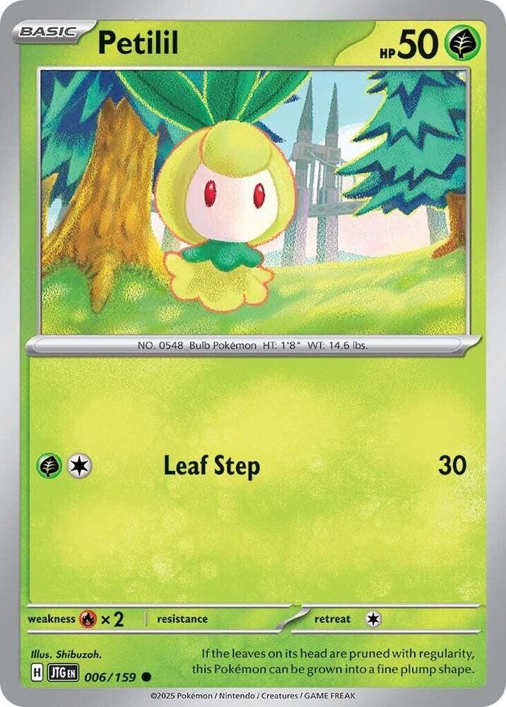 Petilil 006/159 card from SV09: Journey Together