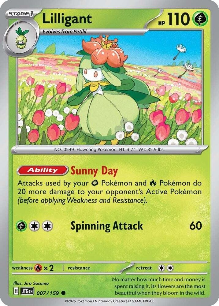 Lilligant 007/159 card from SV09: Journey Together