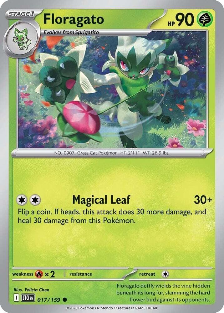 Floragato 017/159 card from SV09: Journey Together