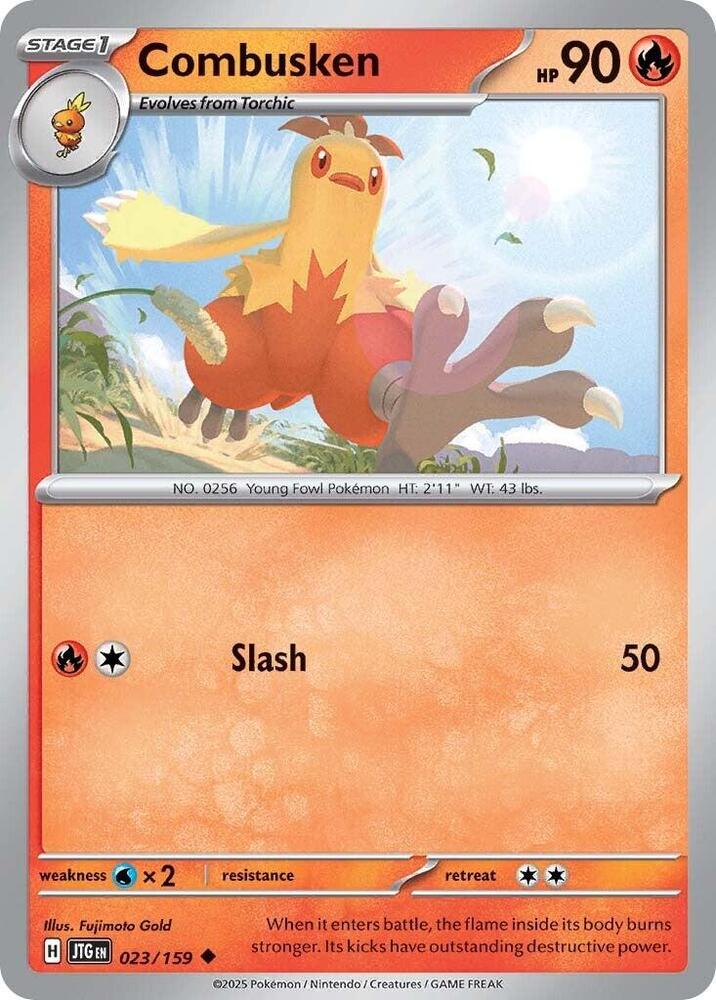 Combusken 023/159 card from SV09: Journey Together