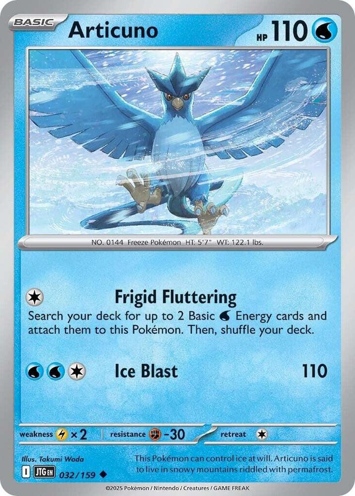 Articuno 032/159 card from SV09: Journey Together