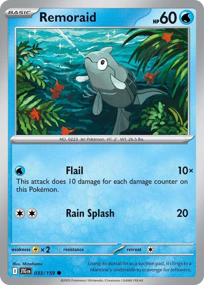 Remoraid 033/159 card from SV09: Journey Together