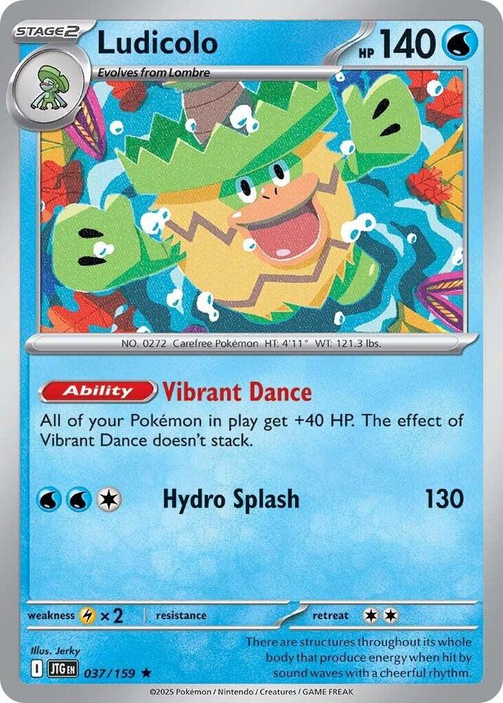 Ludicolo 037/159 card from SV09: Journey Together