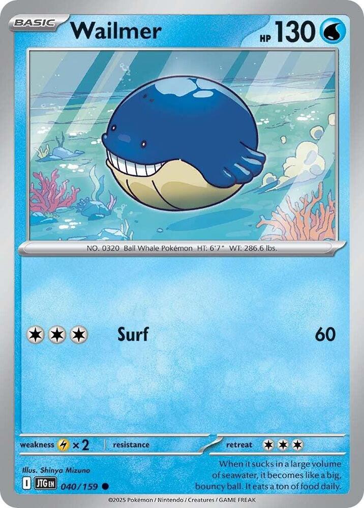 Wailmer 040/159 card from SV09: Journey Together