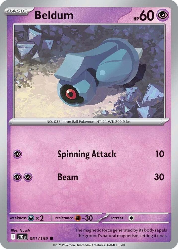 Beldum 061/159 card from SV09: Journey Together