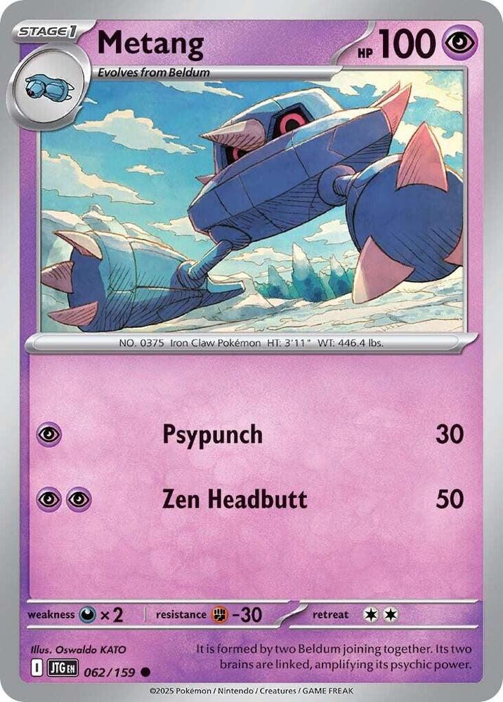 Metang 062/159 card from SV09: Journey Together