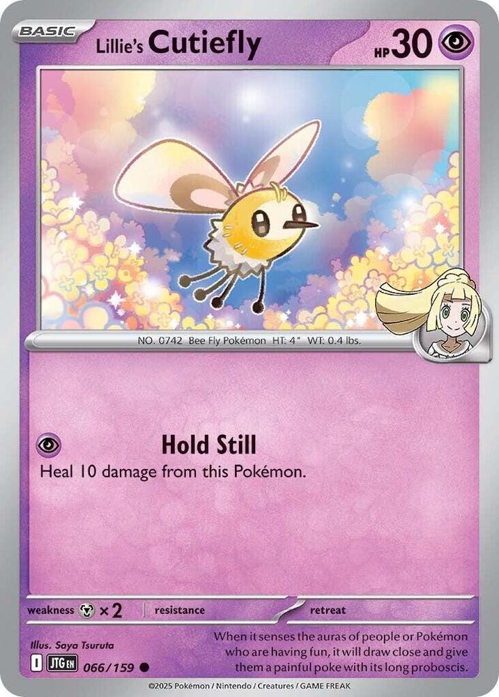 Lillie's Cutiefly 066/159 card from SV09: Journey Together