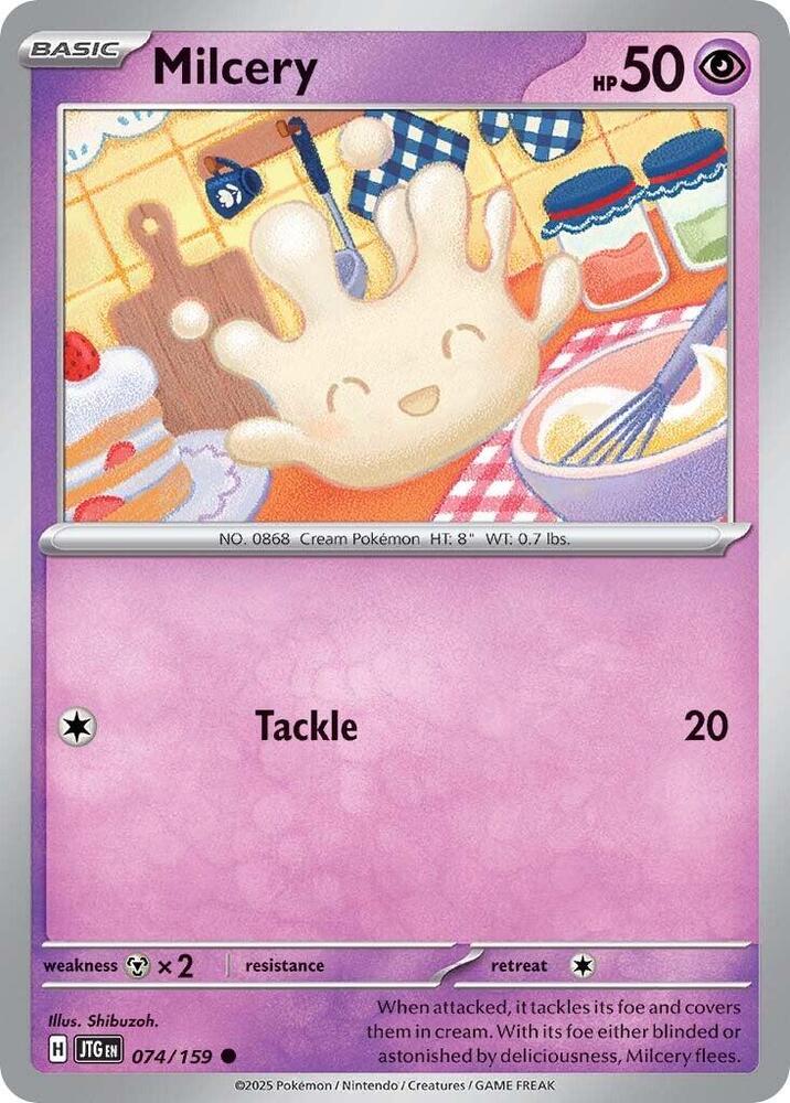 Milcery 074/159 card from SV09: Journey Together