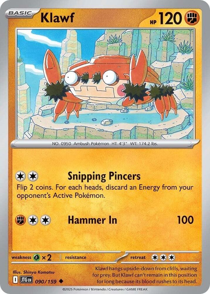 Klawf 090/159 card from SV09: Journey Together