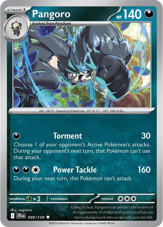 Pangoro 099/159 card from SV09: Journey Together