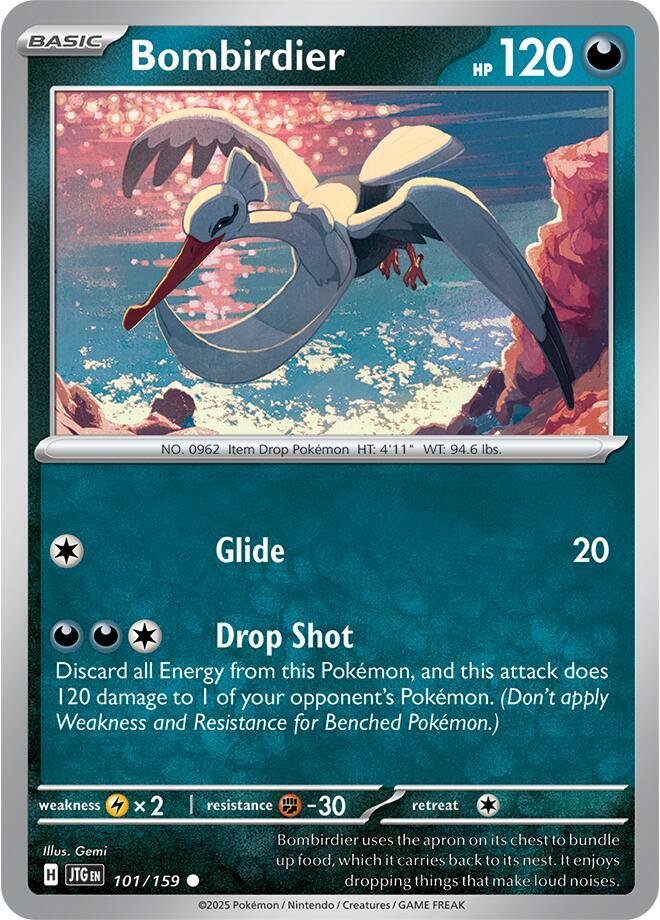 Bombirdier 101/159 card from SV09: Journey Together