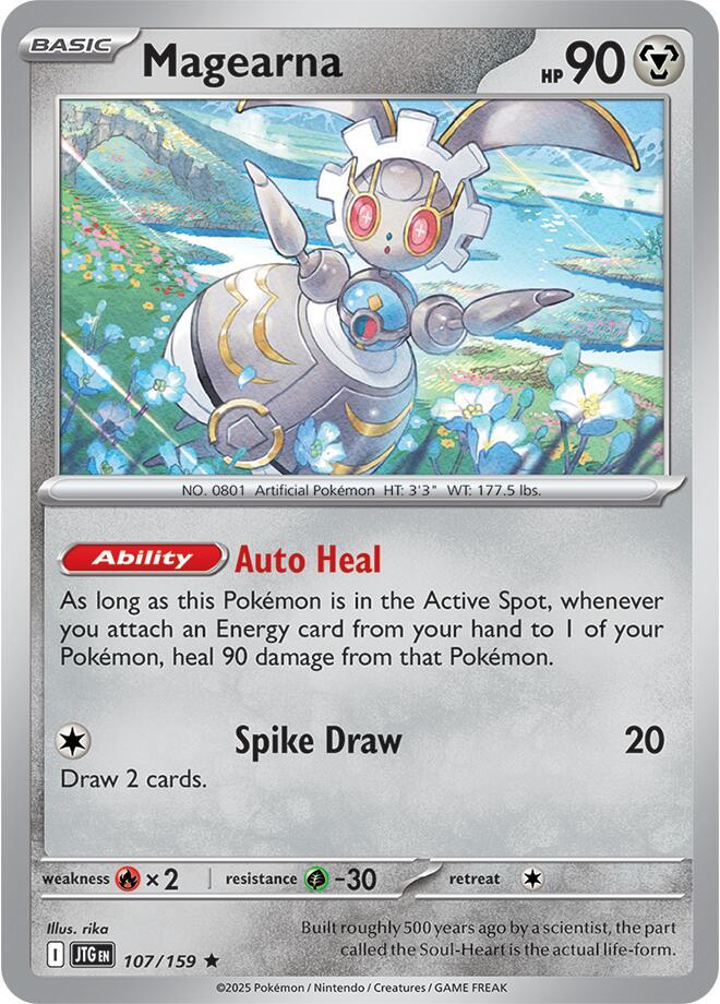 Magearna 107/159 card from SV09: Journey Together