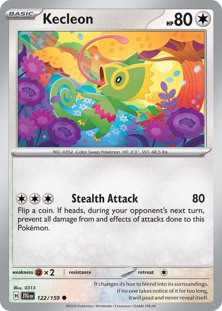 Kecleon 122/159 card from SV09: Journey Together