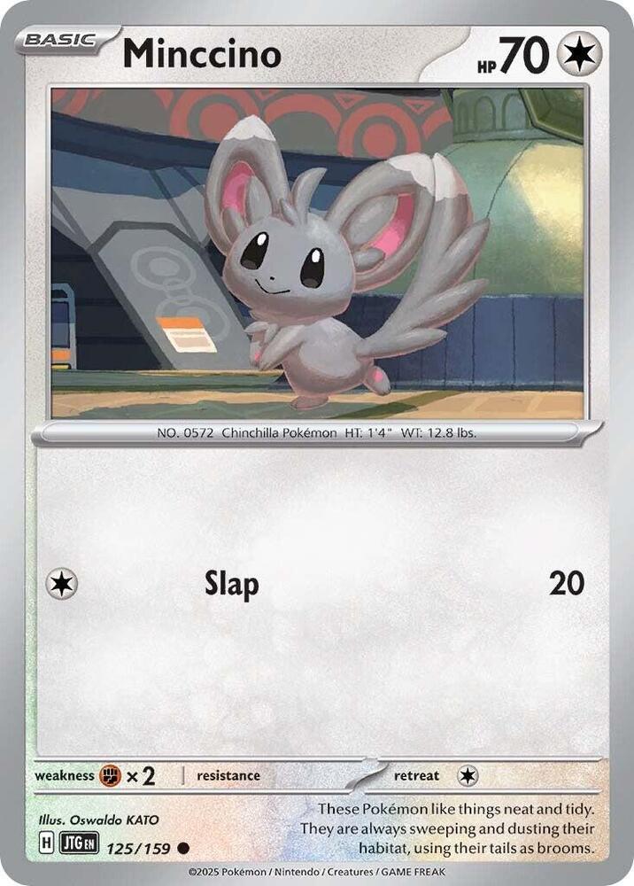 Minccino 125/159 card from SV09: Journey Together