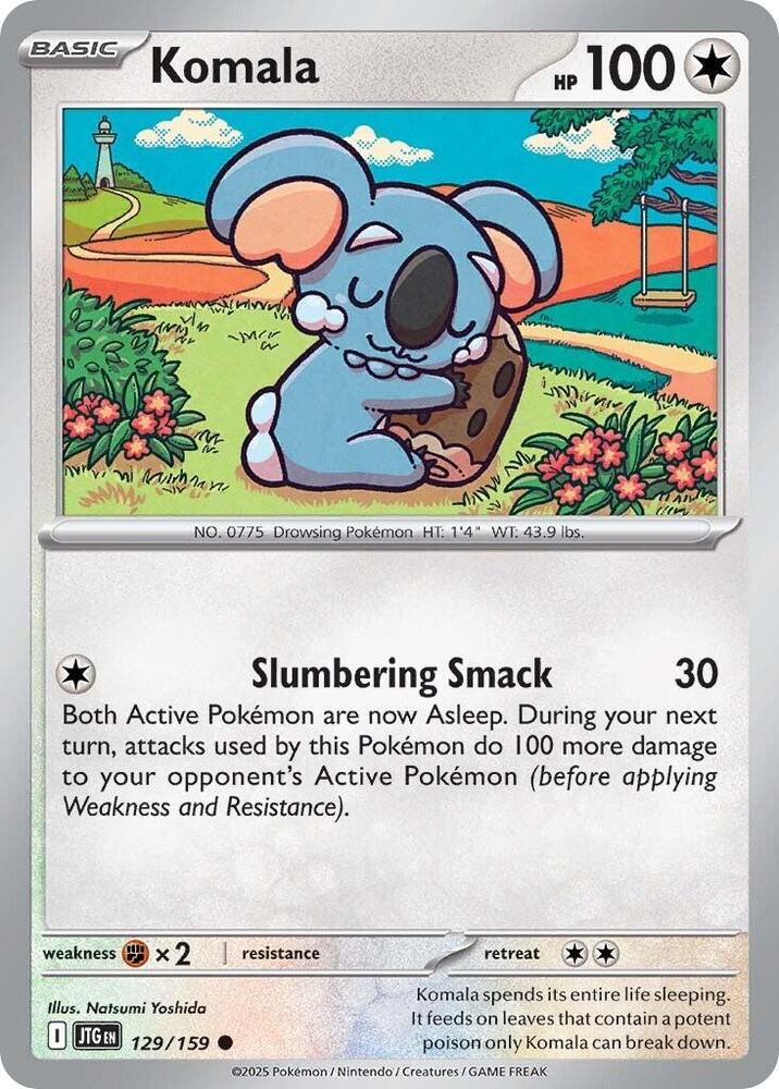Komala 129/159 card from SV09: Journey Together