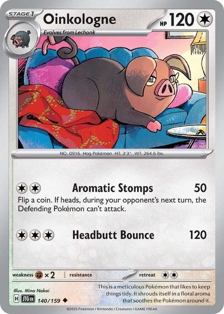 Oinkologne 140/159 card from SV09: Journey Together