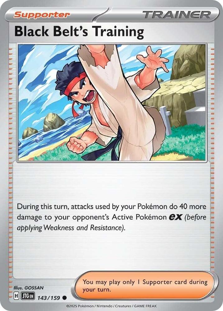Black Belt's Training 143/159 card from SV09: Journey Together