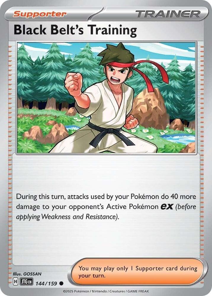 Black Belt's Training 144/159 card from SV09: Journey Together