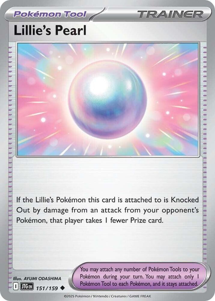 Lillie's Pearl 151/159 card from SV09: Journey Together