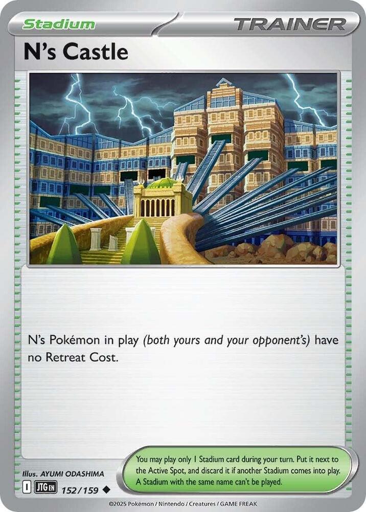 N's Castle 152/159 card from SV09: Journey Together