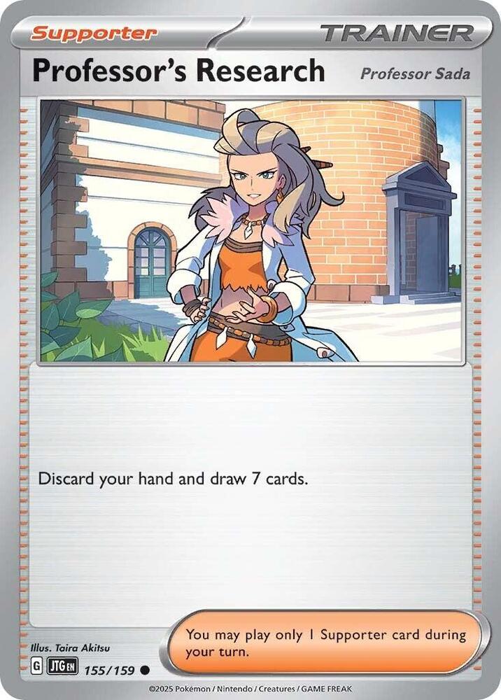 Professor's Research 155/159 card from SV09: Journey Together
