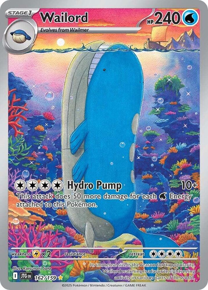 Wailord 162/159 card from SV09: Journey Together