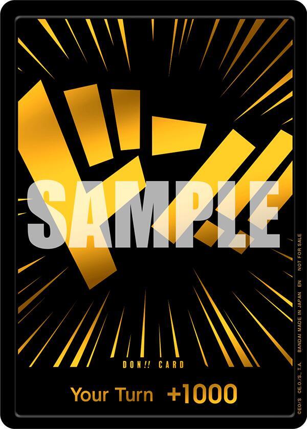 DON!! Card (Black and Gold) card from One Piece Promotion Cards