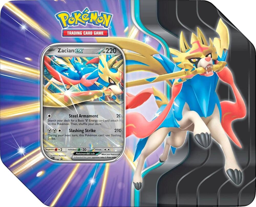 Slashing Legends Tin [Zacian ex] card from Miscellaneous Cards & Products