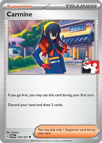 Carmine 103/131 card from Prize Pack Series Cards