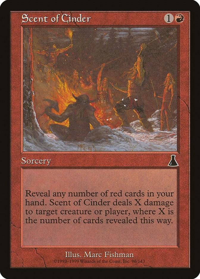 Scent of Cinder 96 card from Urza's Destiny