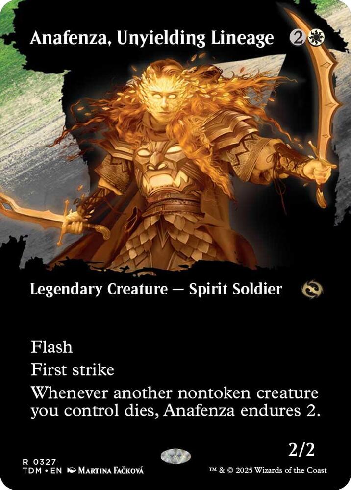Anafenza, Unyielding Lineage (Borderless) 327 card from Tarkir: Dragonstorm