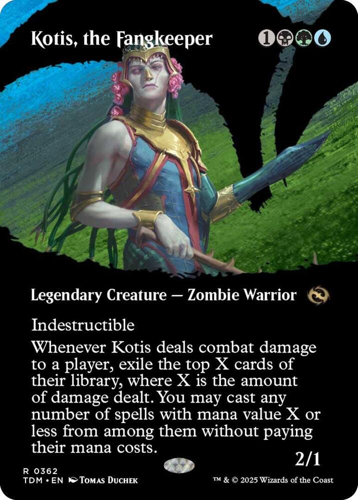 Kotis, the Fangkeeper (Borderless) 362 card from Tarkir: Dragonstorm