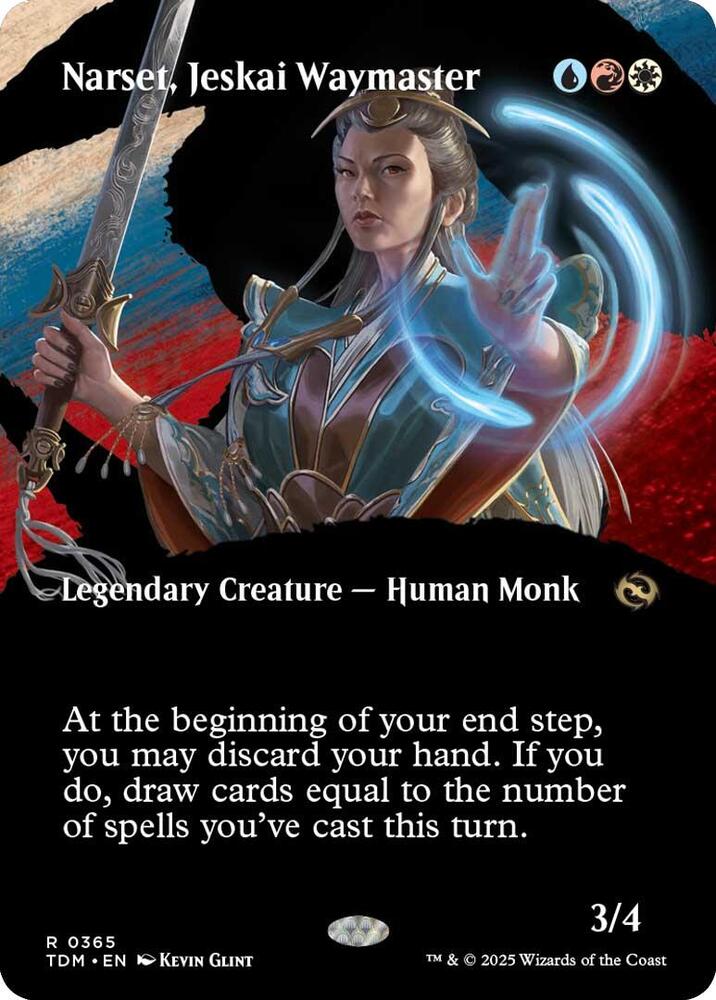 Narset, Jeskai Waymaster (Borderless) 365 card from Tarkir: Dragonstorm