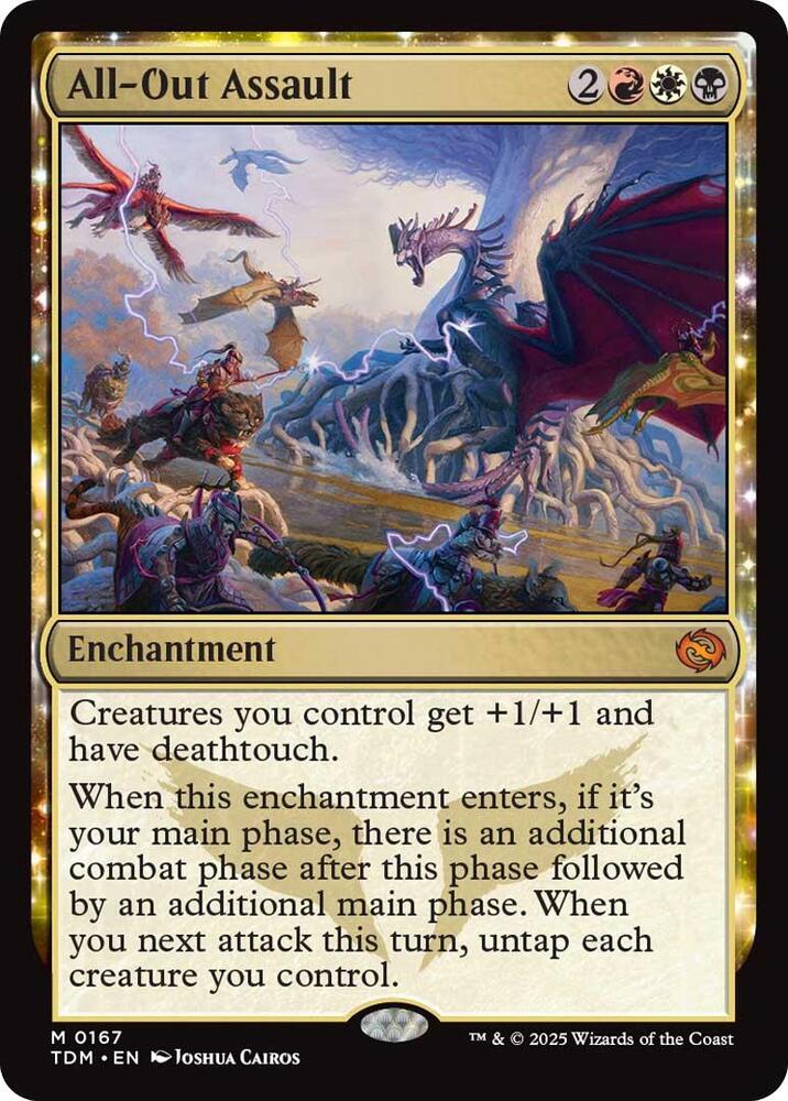 All-Out Assault 167 card from Tarkir: Dragonstorm