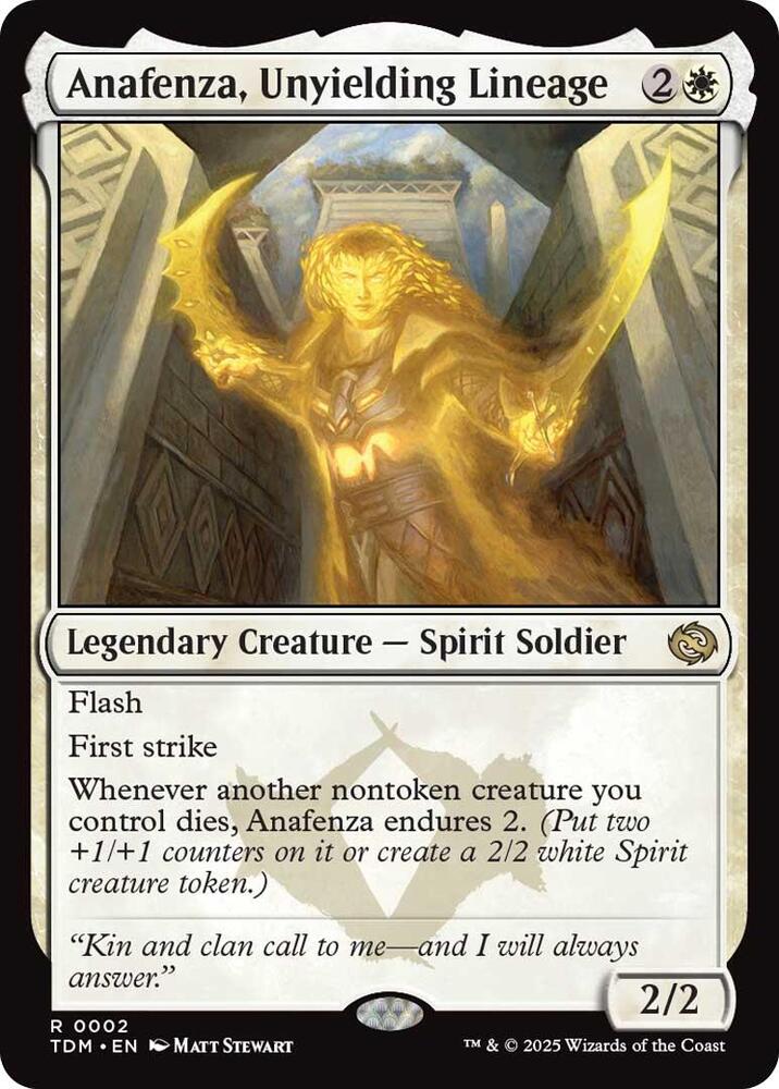 Anafenza, Unyielding Lineage 2 card from Tarkir: Dragonstorm
