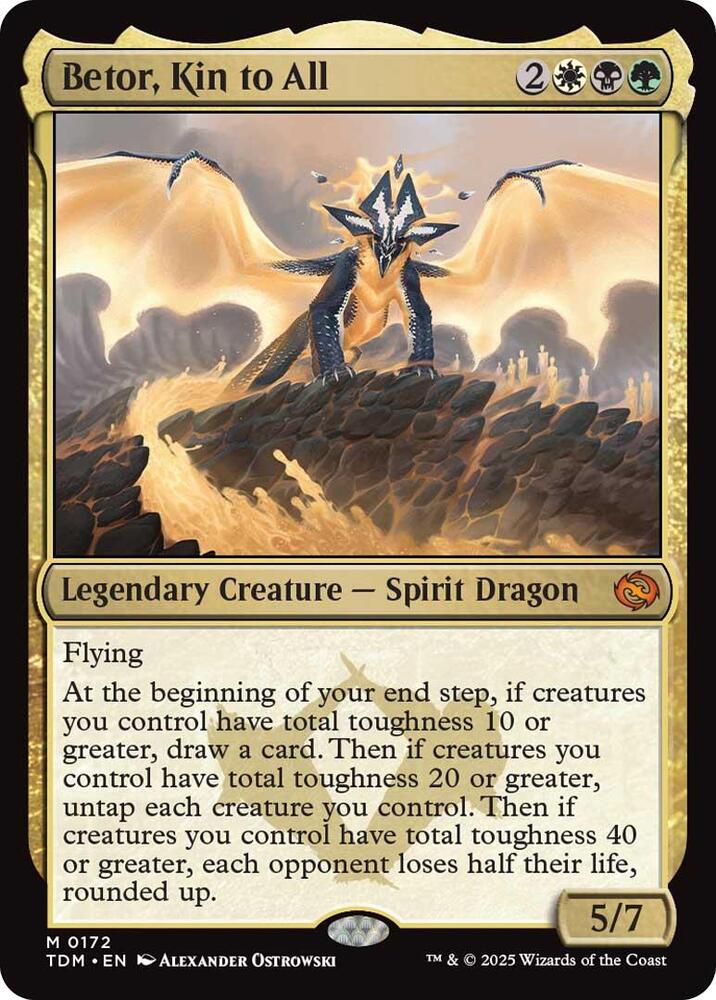 Betor, Kin to All 172 card from Tarkir: Dragonstorm