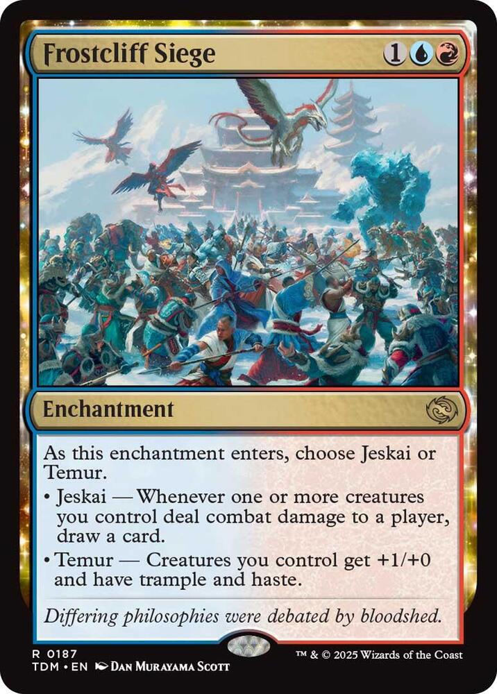 Frostcliff Siege 187 card from Tarkir: Dragonstorm