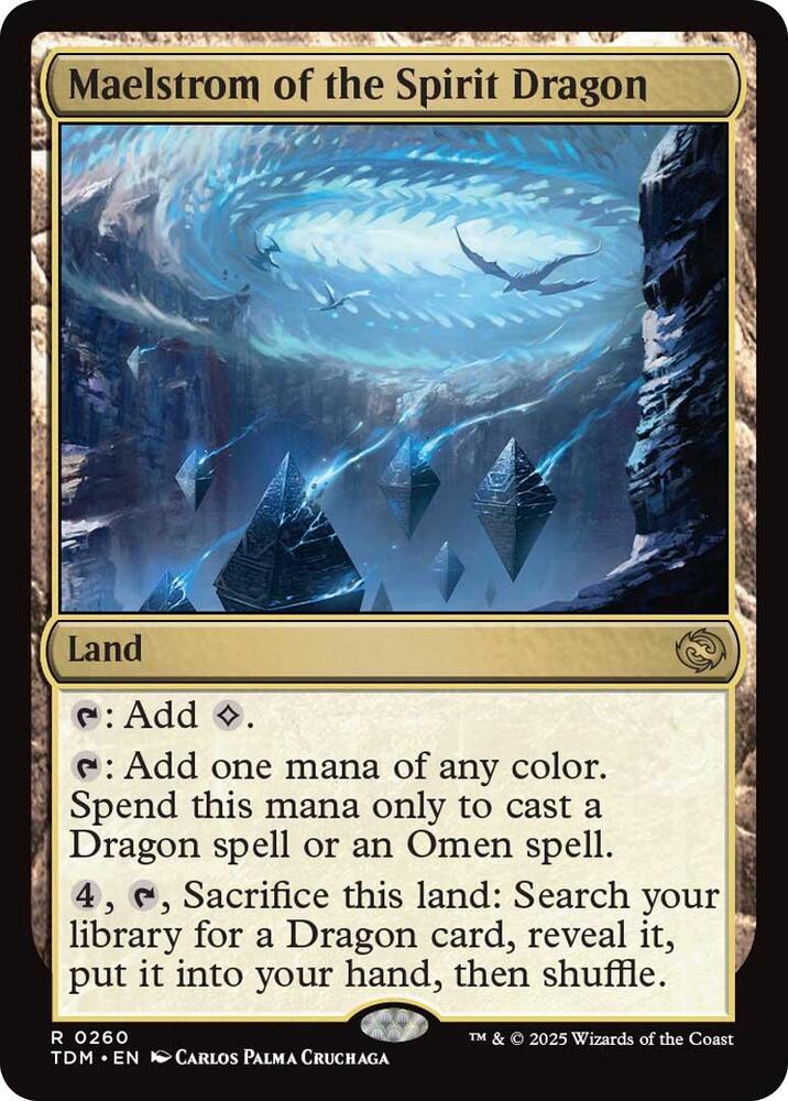 Maelstrom of the Spirit Dragon 260 card from Tarkir: Dragonstorm