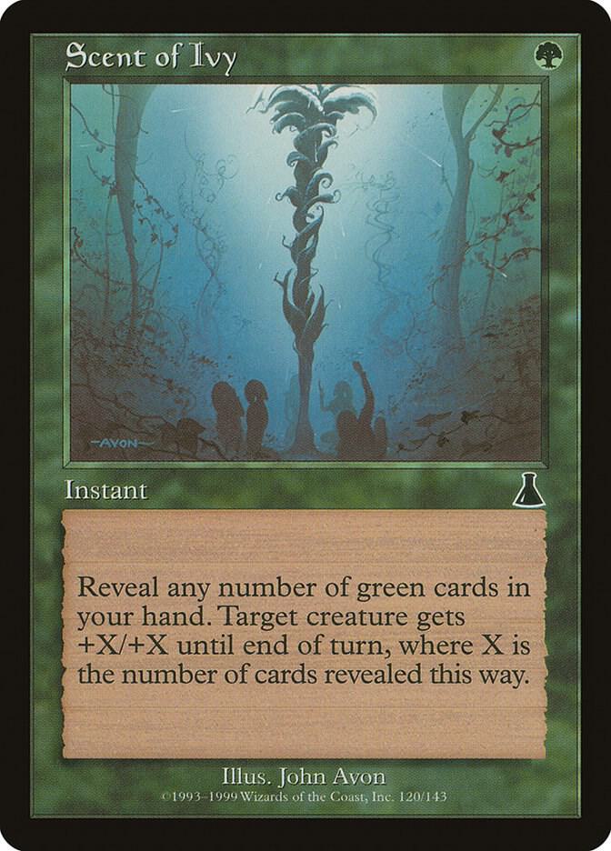 Scent of Ivy 120 card from Urza's Destiny