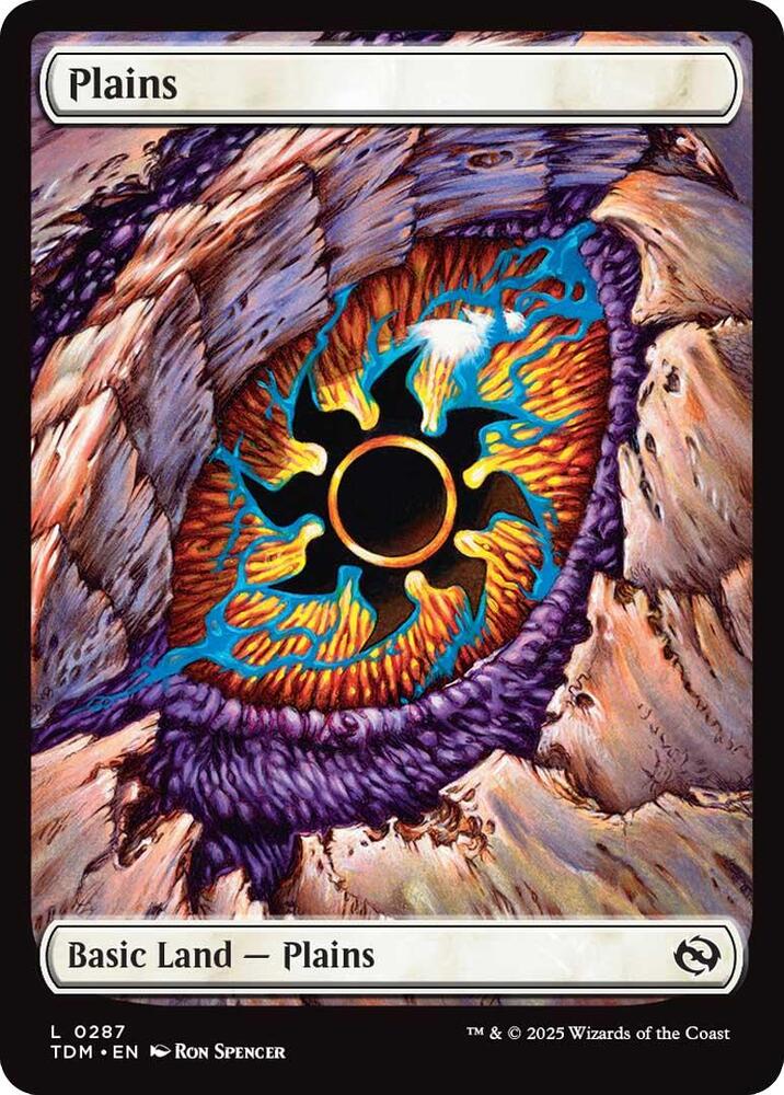 Plains 287 card from Tarkir: Dragonstorm